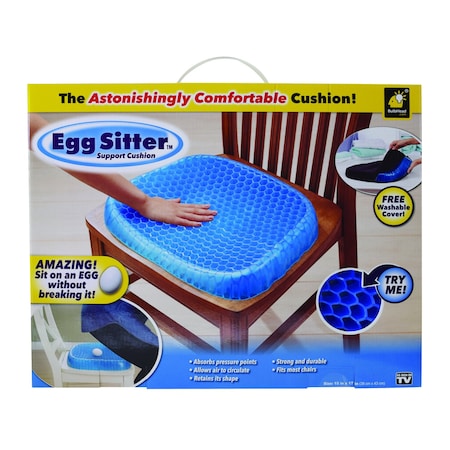 Egg Sitter Egg Sitter Astonishingly Comfortable Seat Cushion Polyacrylamide Gel Core 1 pk 12655-4